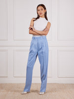 Load image into Gallery viewer, Powder Blue Tailored Trousers