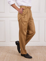 Load image into Gallery viewer, Brown Tailored Trousers