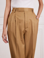 Load image into Gallery viewer, Brown Tailored Trousers