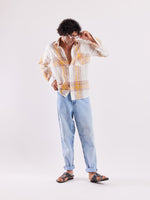 Load image into Gallery viewer, Linen-blend Striped Shirt