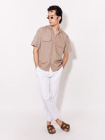 Load image into Gallery viewer, Beige Resort Shirt