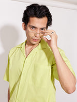 Load image into Gallery viewer, Lime Green Resort Shirt