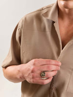 Load image into Gallery viewer, Light Brown Textured Shirt