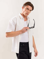 Load image into Gallery viewer, White Cropped Shirt