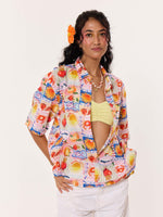 Load image into Gallery viewer, Beach Bingo Printed Cropped Shirt
