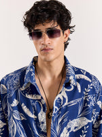 Load image into Gallery viewer, Blue Safari Printed Shirt