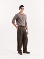 Load image into Gallery viewer, Brown Baggy Fit Trousers