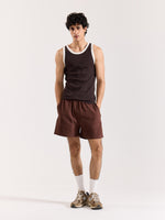 Load image into Gallery viewer, Brown Textured Shorts (Pre-order)