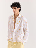 Load image into Gallery viewer, Daisy Dew Embroidered Gauze Holiday Shirt
