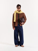 Load image into Gallery viewer, Dark Brown Corduroy Oversized Shirt