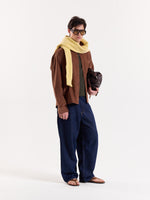 Load image into Gallery viewer, Dark Brown Corduroy Oversized Shirt