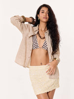 Load image into Gallery viewer, Dune Textured Cropped Shirt