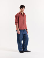 Load image into Gallery viewer, Dusty Rose Corduroy Oversized Shirt