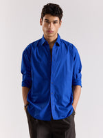 Load image into Gallery viewer, Electric Blue Poplin Shirt