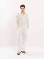 Load image into Gallery viewer, Cream Gauze Holiday Shirt