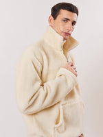 Load image into Gallery viewer, Quarter-Zip Teddy Pullover