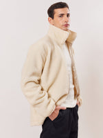 Load image into Gallery viewer, Drop Shoulder Teddy Jacket