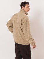 Load image into Gallery viewer, Drop Shoulder Teddy Jacket