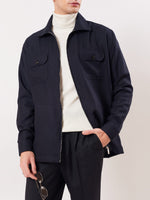 Load image into Gallery viewer, Relaxed Fit Textured Zipper Jacket