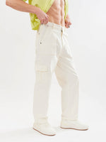 Load image into Gallery viewer, Off White Corduroy Cargo Trousers