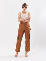 Load image into Gallery viewer, Brown Cargo Trousers