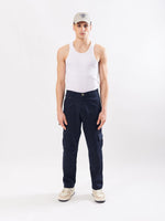 Load image into Gallery viewer, Navy Blue Cargo Trousers