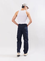 Load image into Gallery viewer, Navy Blue Cargo Trousers