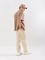 Load image into Gallery viewer, Cream Cargo Trousers