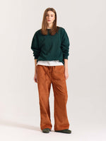 Load image into Gallery viewer, Rust Orange Corduroy Pull-on Pants