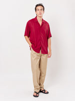 Load image into Gallery viewer, Cherry Red Resort Shirt