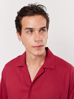 Load image into Gallery viewer, Cherry Red Resort Shirt