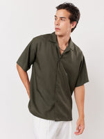 Load image into Gallery viewer, Military Green Resort Shirt