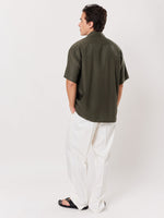 Load image into Gallery viewer, Military Green Resort Shirt