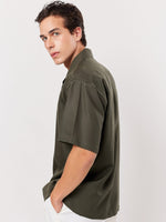 Load image into Gallery viewer, Military Green Resort Shirt