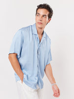 Load image into Gallery viewer, Powder Blue Resort Shirt