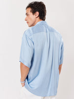 Load image into Gallery viewer, Powder Blue Resort Shirt