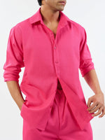 Load image into Gallery viewer, Pink Linen Co-ord Set