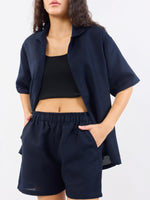 Load image into Gallery viewer, Blue Unisex Textured Co-ord Set