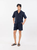 Load image into Gallery viewer, Blue Unisex Textured Co-ord Set