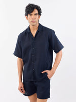 Load image into Gallery viewer, Blue Unisex Textured Co-ord Set