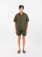 Load image into Gallery viewer, Olive Unisex Textured Co-ord Set