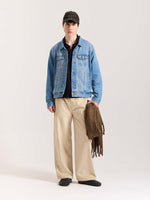 Load image into Gallery viewer, Beige Corduroy Pull-on Pants