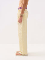 Load image into Gallery viewer, Lemon Yellow Oxford Pull-on Pants