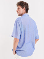 Load image into Gallery viewer, Blue Resort Shirt
