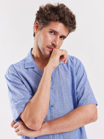 Load image into Gallery viewer, Blue Resort Shirt