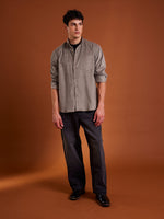 Load image into Gallery viewer, Gray Corduroy Shirt
