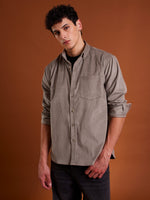 Load image into Gallery viewer, Gray Corduroy Shirt