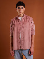 Load image into Gallery viewer, Dusty Rose Pink Corduroy Shirt
