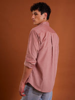 Load image into Gallery viewer, Dusty Rose Pink Corduroy Shirt