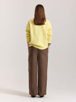 Load image into Gallery viewer, Brown Checkered Woolen Pants